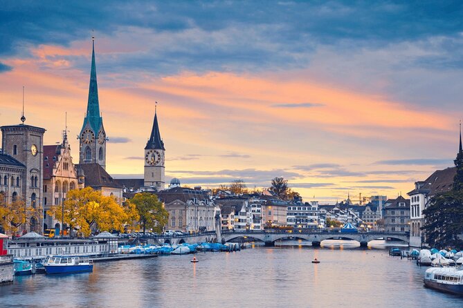 Zurich with Cruise and Lindt Home of Chocolate Private tour - Zurich Old Town churches: Grossmünster, Fraumünster, Wasserkirche, St. Peter’s